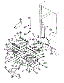 06 - Shelves & Accessories parts for Maytag Refrigerator RTW2200CAE / DH89A from AppliancePartsPros.com