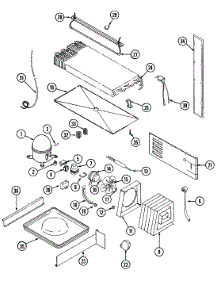 11 - Unit Compartment & System parts for Maytag Refrigerator RTW2200DAE from AppliancePartsPros.com