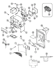 03 - Ice & Water Dispenser parts for Maytag Refrigerator RTW22E0CAE from AppliancePartsPros.com