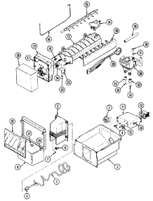 04 - Ice Maker & Bin parts for Maytag Refrigerator RTW22E0CAW from AppliancePartsPros.com