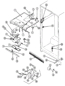 02 - Fresh Food Compartment parts for Maytag Refrigerator RTW22E1CAE / DH90C from AppliancePartsPros.com