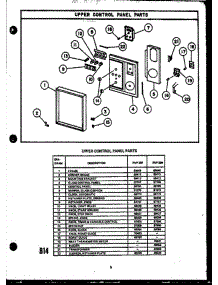 10 - Upper Control Panel Parts parts for Amana Range RVP397 from AppliancePartsPros.com