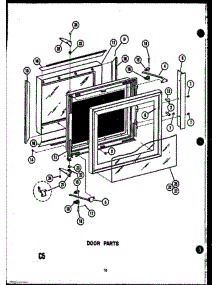 02 - Door Parts parts for Amana Range RVP399 from AppliancePartsPros.com