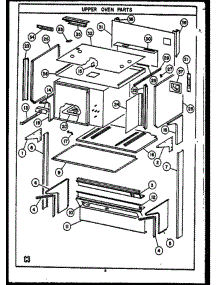 11 - Upper Oven Parts parts for Amana Range RVP399 from AppliancePartsPros.com