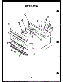 03 - Control Panel parts for Amana Oven RYD249 from AppliancePartsPros.com