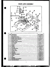 06 - Page 1 parts for Amana Oven RYD249 from AppliancePartsPros.com