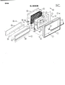 05 - Door parts for Jenn-Air Cartridge S100 from AppliancePartsPros.com