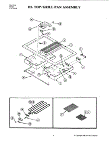 06 - Top parts for Jenn-Air Range S101 from AppliancePartsPros.com