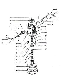03 - Motor Assembly parts for Hoover Vacuum S1021030 from AppliancePartsPros.com