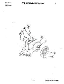 04 - Convection Fan (S105-C) parts for Jenn-Air Range S105 from AppliancePartsPros.com