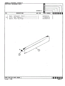 02 - Control Panel parts for Admiral Range S1050EJ-Z from AppliancePartsPros.com