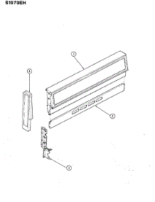 02 - Control Panel parts for Admiral Range S1070EH-KZ from AppliancePartsPros.com