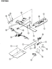 03 - Control System parts for Admiral Range S1070EH-Z from AppliancePartsPros.com