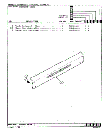 02 - Control Panel parts for Admiral Range S1070EJ-KZ from AppliancePartsPros.com