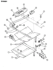 02 - Control System parts for Admiral Range S1088H-CKZW from AppliancePartsPros.com