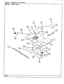 05 - Internal Controls parts for Admiral Range S1088J-TKZW from AppliancePartsPros.com