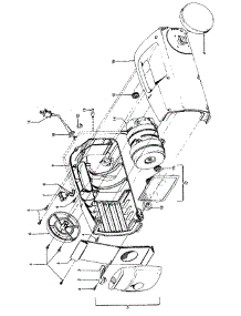 02 - Mainhousing parts for Hoover Vacuum S1223--- from AppliancePartsPros.com