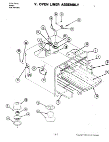 09 - Oven parts for Jenn-Air Range S125 from AppliancePartsPros.com
