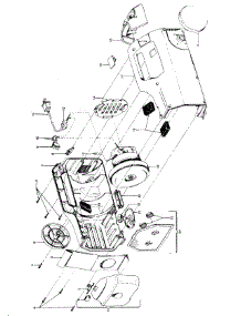 02 - Mainhousing parts for Hoover Carpet Floor Sweeper S1319--- from AppliancePartsPros.com
