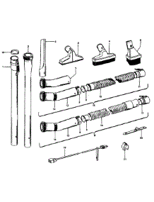 02 - Hose parts for Hoover Vacuum S1335--- from AppliancePartsPros.com