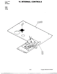 08 - Internal Controls parts for Jenn-Air Range S176B from AppliancePartsPros.com