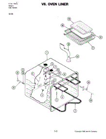 09 - Liner parts for Jenn-Air Range S176B from AppliancePartsPros.com