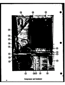 02 - Compressor And Condenser parts for Amana Refrigerator S19E from AppliancePartsPros.com