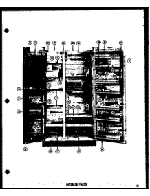 10 - Interior Parts parts for Amana Refrigerator S19E from AppliancePartsPros.com