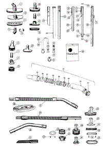 02 - Hose, Cleaningtools parts for Hoover Carpet Floor Sweeper S2009--- from AppliancePartsPros.com