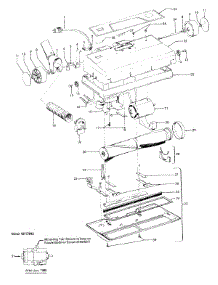 03 - Powerednozzle parts for Hoover Carpet Floor Sweeper S2043--- from AppliancePartsPros.com