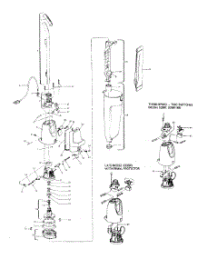 02 - Motor Assembly, Bag & Motorhousing parts for Hoover Carpet Floor Sweeper S2087900 from AppliancePartsPros.com