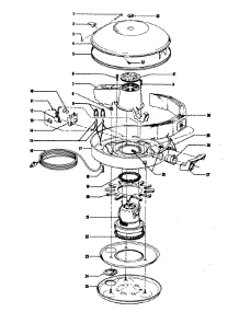 03 - Motor Assembly parts for Hoover Vacuum S3001--- from AppliancePartsPros.com