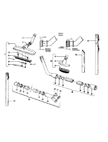 02 - Hose, Cleaningtools parts for Hoover Vacuum S3021--- from AppliancePartsPros.com