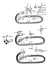 02 - Hose parts for Hoover Vacuum S3033--- from AppliancePartsPros.com