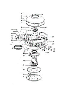 03 - Mainhousing parts for Hoover Vacuum S3057--- from AppliancePartsPros.com