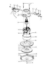 04 - Motor Assembly parts for Hoover Vacuum S3083030 from AppliancePartsPros.com