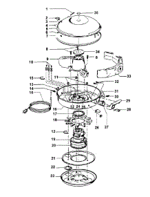 04 - Mainhousing parts for Hoover Vacuum S3169--- from AppliancePartsPros.com