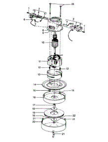 03 - Motor Assembly parts for Hoover Vacuum S3185--- from AppliancePartsPros.com