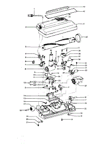 05 - Powerednozzle parts for Hoover Vacuum S3199--- from AppliancePartsPros.com