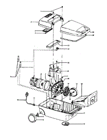04 - Mainhousing parts for Hoover Vacuum S3203--- from AppliancePartsPros.com