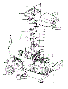 04 - Mainhousing parts for Hoover Vacuum S3207--- from AppliancePartsPros.com