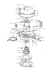 04 - Mainhousing parts for Hoover Vacuum S3215--- from AppliancePartsPros.com