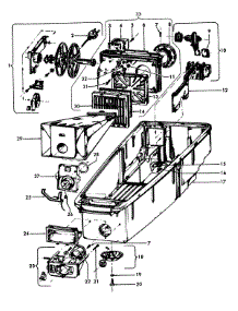 02 - Cordreel parts for Hoover Vacuum S3231--- from AppliancePartsPros.com