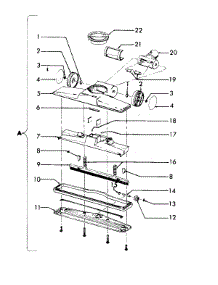 02 - Hose, Cleaningtools parts for Hoover Vacuum S3235 from AppliancePartsPros.com