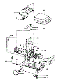 04 - Mainhousing parts for Hoover Vacuum S3241--- from AppliancePartsPros.com
