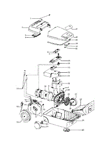 03 - Cordreel, Mainhousing parts for Hoover Vacuum S3257--- from AppliancePartsPros.com
