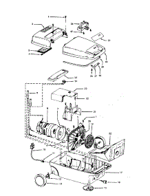 02 - Mainhousing parts for Hoover Vacuum S3261022 from AppliancePartsPros.com