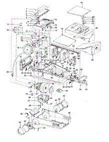 02 - Cordreel, Mainhousing, Motor Assembly parts for Hoover Vacuum S3279--- from AppliancePartsPros.com