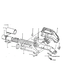 03 - Hose parts for Hoover Vacuum S3283040 from AppliancePartsPros.com