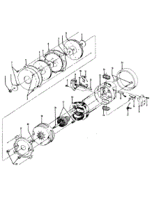 03 - Motor Assembly parts for Hoover Vacuum S3285016 from AppliancePartsPros.com